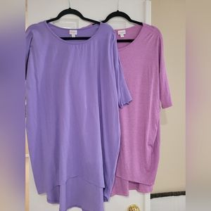 2 Lularoe Purple Irmas